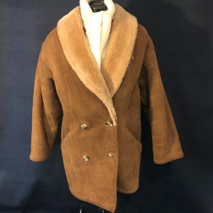 Sawyer of Napa vintage shearling coat, women's medium